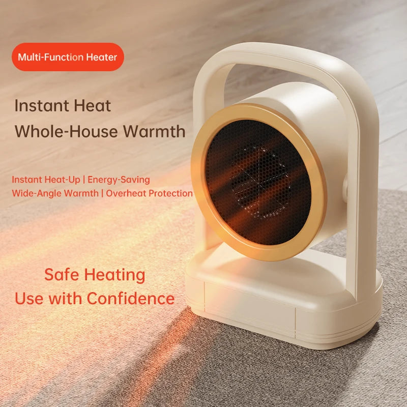 Desktop Heater Electric Heater Hot Air Blower Portable Heater Mini Energy Saving for Office Room Dormitory Home Appliance Warmer