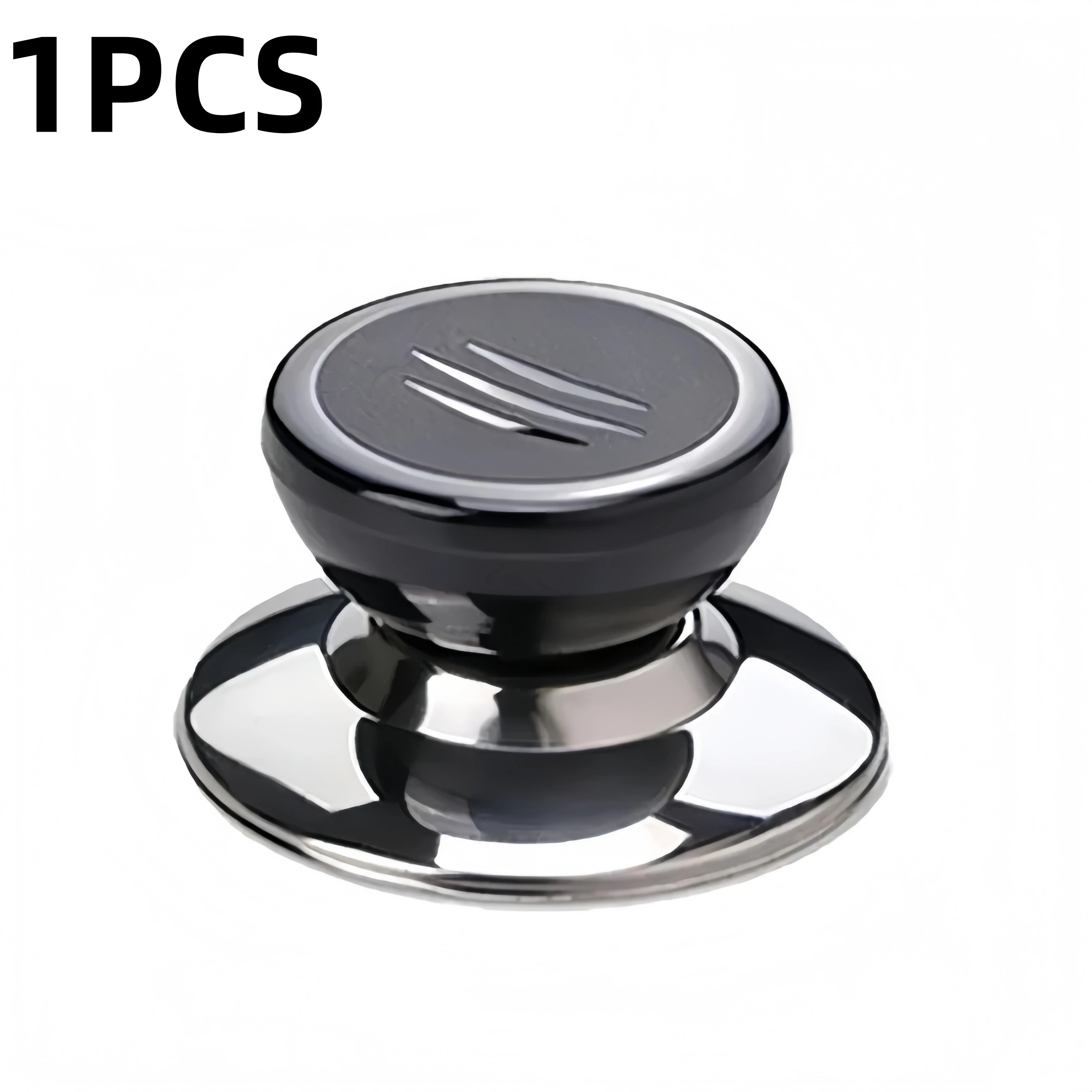 Black Anti-Scalding Pot Lid Knob Replaceable Universal Pot Lid Handle Pot Lid Head Kitchen Accessories Handle Pot Cap Pot Handle