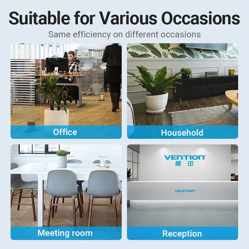 Vention USB Printer Cable USB Type B Male to A Male USB 2.0 Cable for Canon Epson HP ZJiang Label Printer USB 2.0 Printer Cable