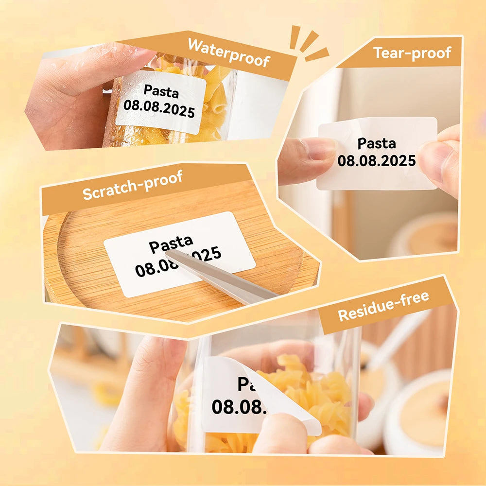 Large Size Labels for Niimbot B4 Label Printer Barcode Price Tag Retail Self-adhesive Stickers for Small Bussiness