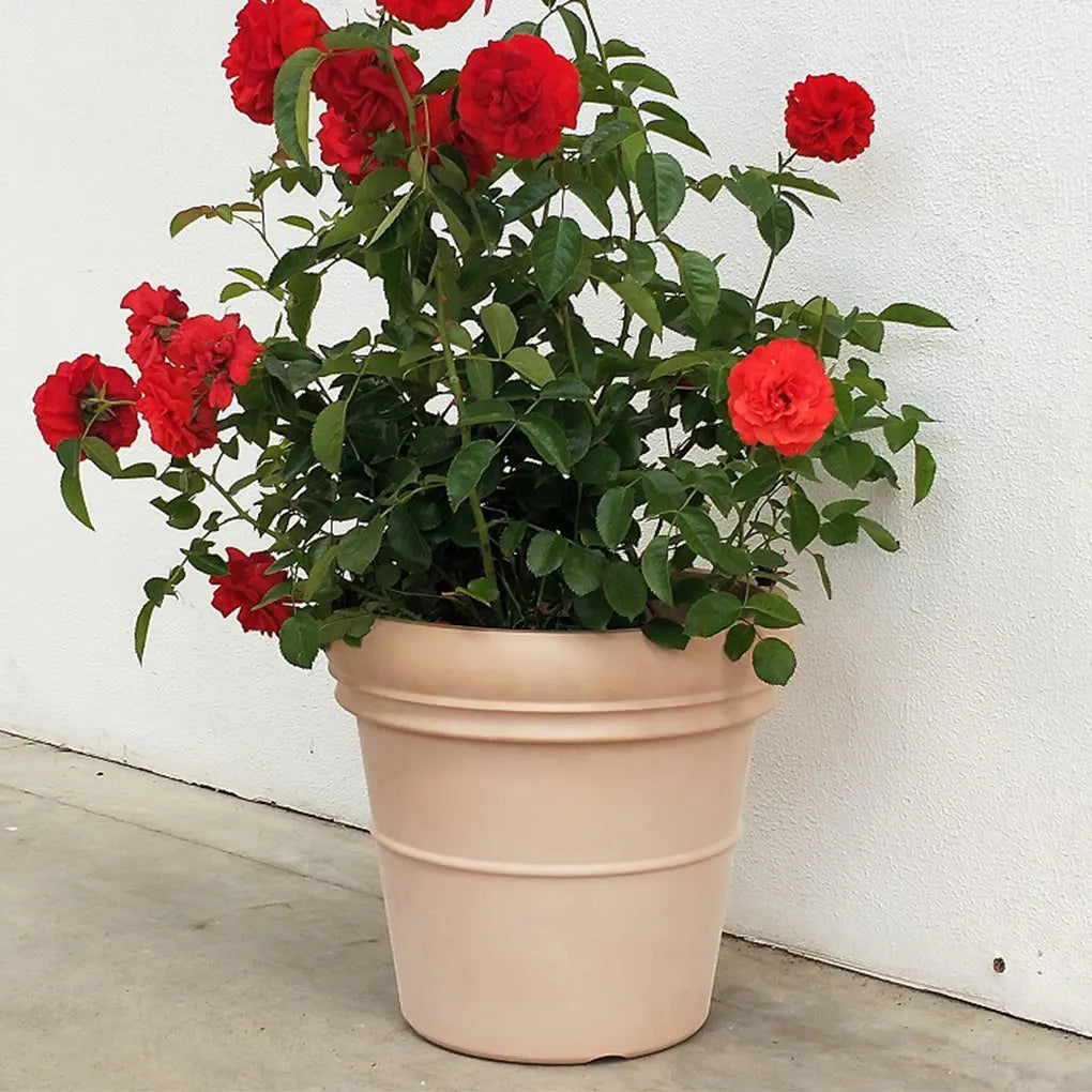 Garden Pot Is Firm And Durable- Terracotta Flower Pot Not Easy To Deformation Flower Pots Widely brownness 29.9*19*26.7cm 600g