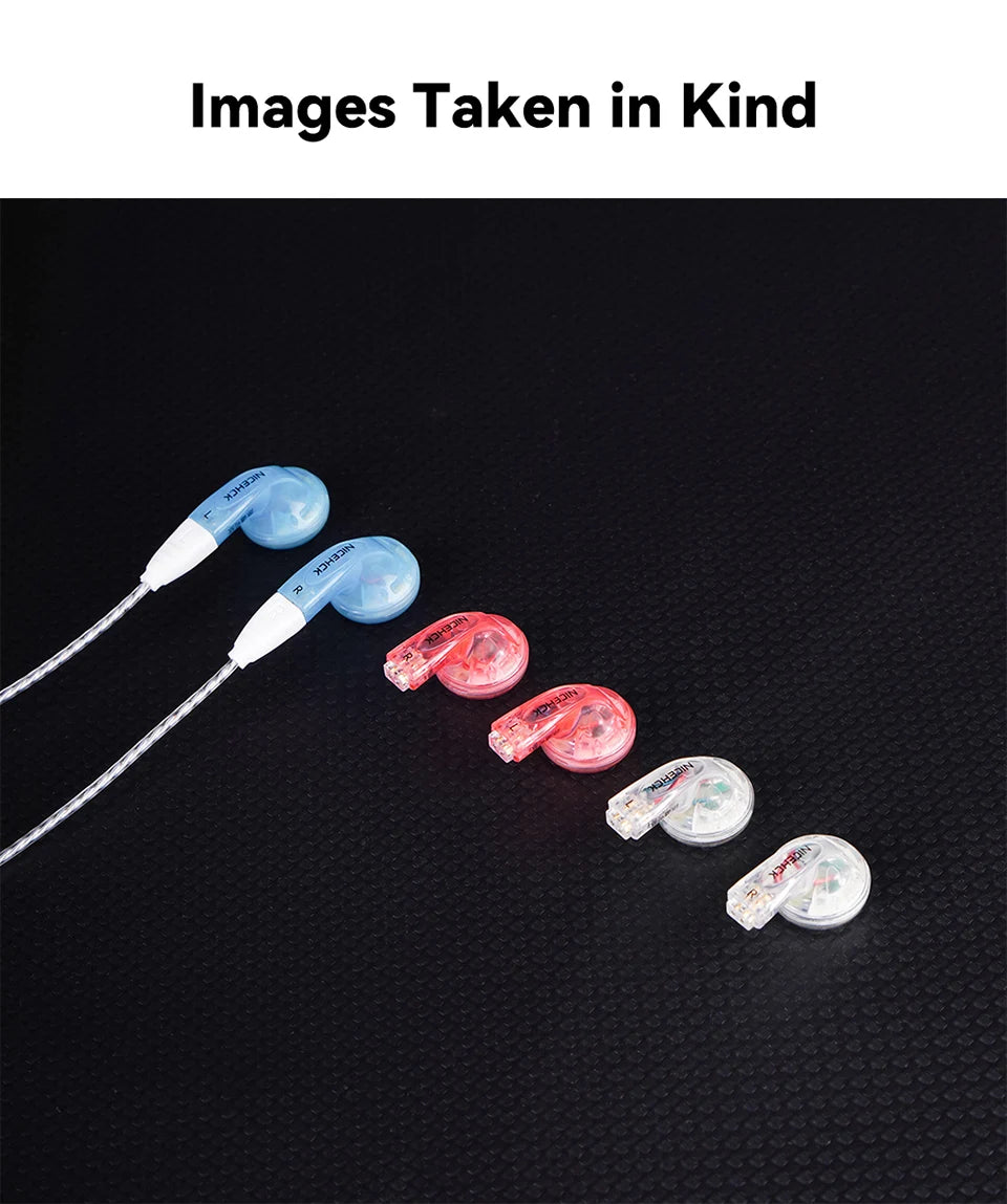 NICEHCK YDX Earbud HiFi Wired Microphone Earphone 14.8mm Dynamic Driver Music Headset With 2Pin Silver Plated OCC Mixed Cable