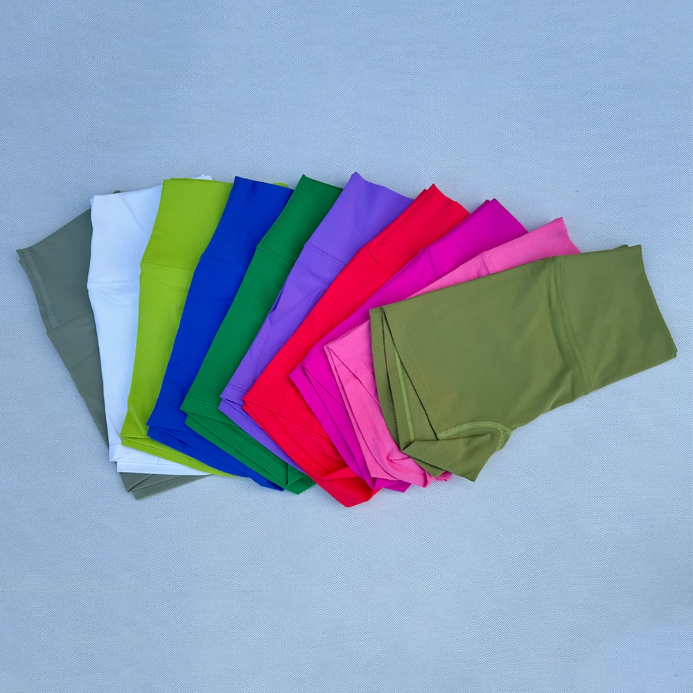 Womens Pants Outdoor Jogging Soft Leggings Woman Gym High Waist Cycling Fitness Sport Shorts Breathable Yoga Shorts Tights