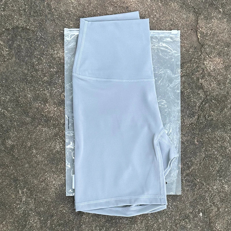 Women Sports Biker Shorts Women Naked Feeling High Waist Yoga Shorts Push Up Fitness Leggings Tummy Control Yoga Slim Shorts