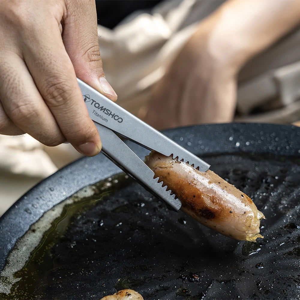 Titanium Pot Clip Multi-functional Kitchen Utensil Clip Heat-resistant Pot Holder Non-slip Pot Clip Versatile Pot and Pan Holder