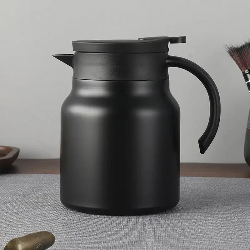 Insulated Pot Stainless Steel Tea Separation Thermos Pot Multifunction Kettle 800-1000ML Portable Handle Pot Insulated Pot