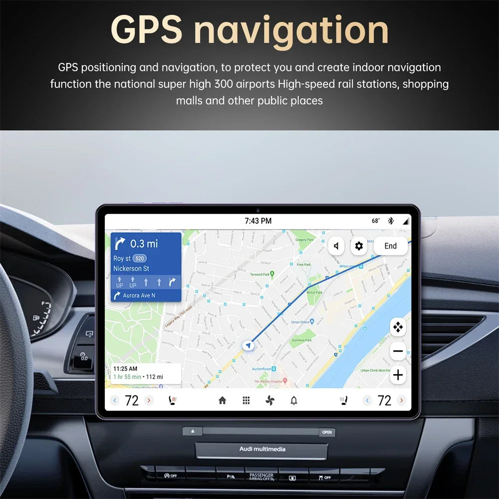 Global Edition New Original Pad 7s pro Tablets 10.1"  Android 15 Tablet PC 22GB+2TB 10000mAh 5G Dual SIM WiFi Kids Tablet Tab