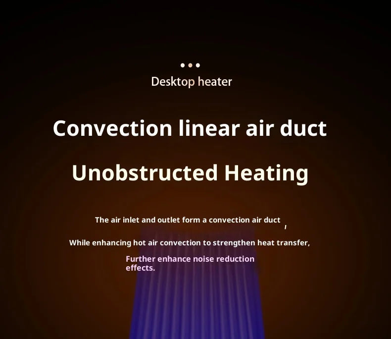 Household heater Desktop heater Desktop Electric Heater  High power office student dormitory electric heater Warm Air Blower