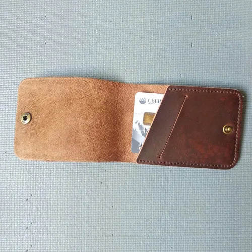 Handmade Personalized Credit Card Holders Leather Credit Card Holder Man Business Cardholder Wallet Porte Carte Case To Protect