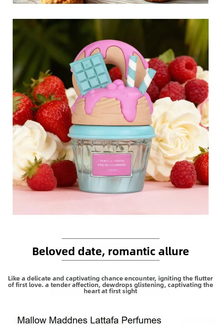 Eau de Parfum 75ml, Delicious Vanilla Caramel Accord, Gourmand Oriental Scent, Long Lasting Wear