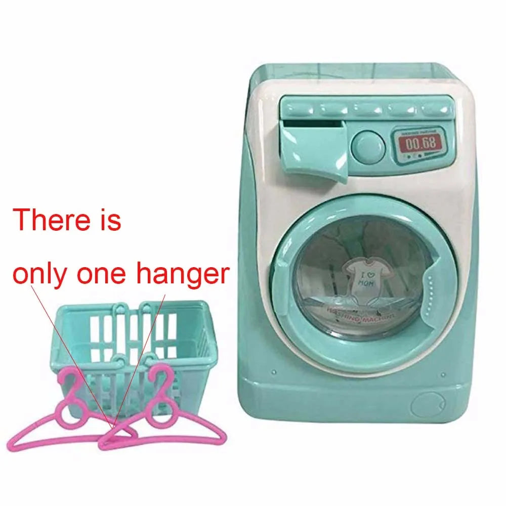 Model Small Household Appliances Simulation Washing Machine Toys Mini Furniture Mini Electric Washing Machine Filling Water Toy