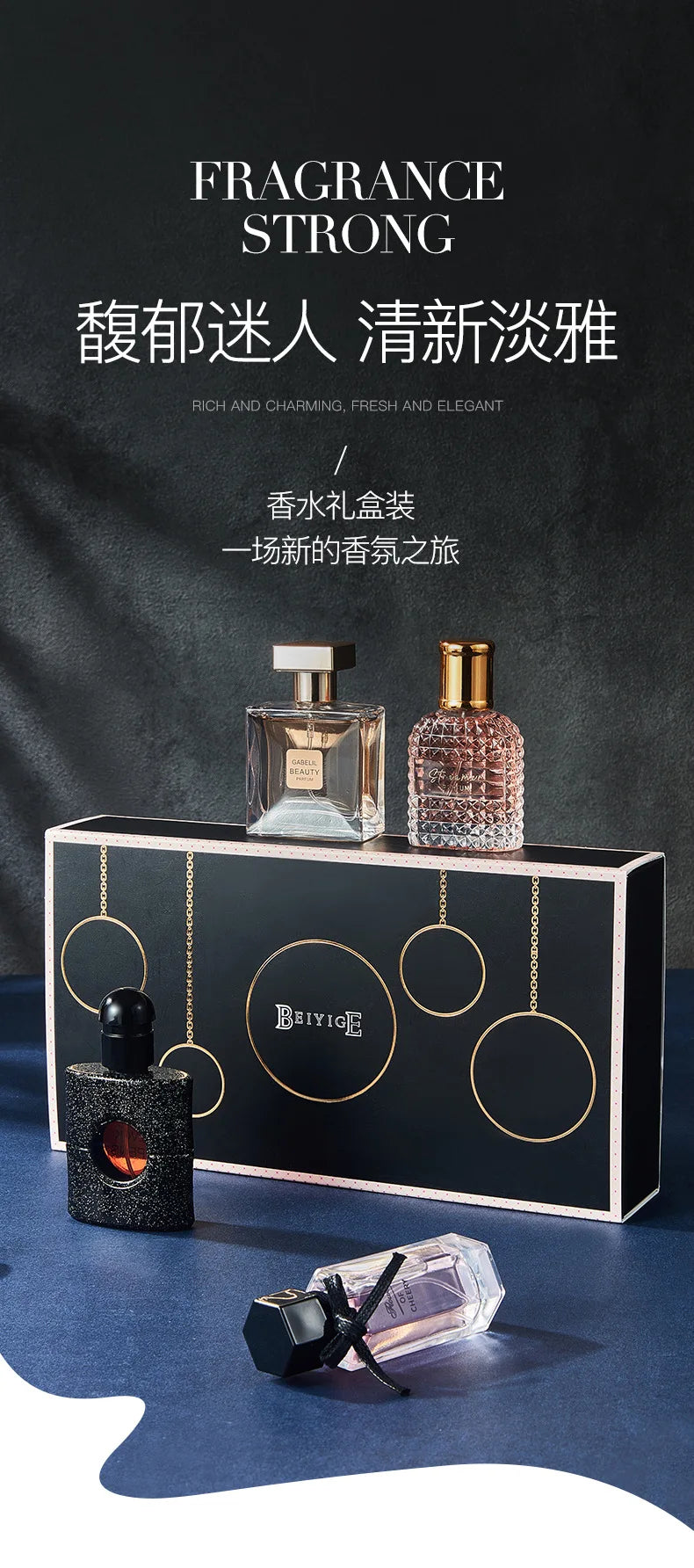 Original Women Perfume Gift Box Perfumes Set 4PCS*25ML Long Lasting Fresh Fragrance Eau De Toilette Gift For Women Men Pheromone