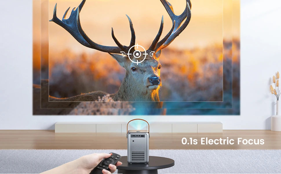 Wimius Portable Projector 18000Lm 5G WiFi Bluetooth Theater Projector Support Full HD 1080P Display Home Cinema Projector