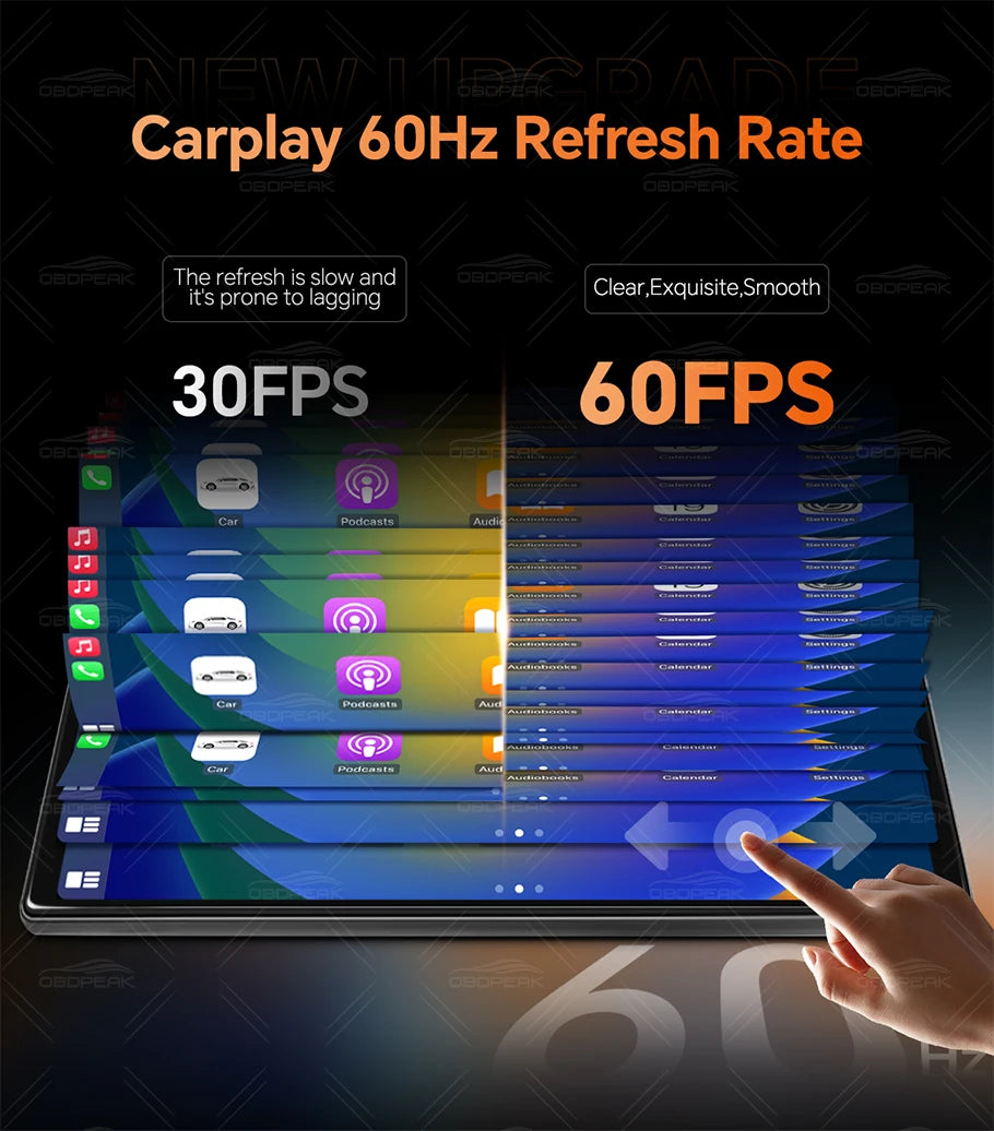 K2 Pro 11.3" Car DVR 4K Camera Wireless Carplay Android auto Ai Screen Dash Cam Dual Len Video Recorder GPS Navigation Dashboard