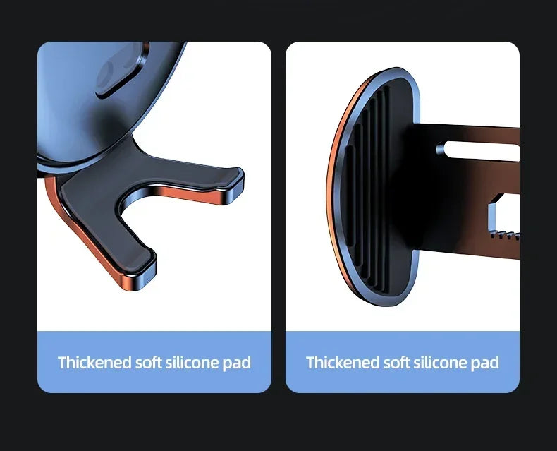 Infrared Induction Car Wireless Charger Stand Car Air Vent Clamp for iPhone 16~12 Pro Max Samsung Galaxy S25/S24 Fast Charging