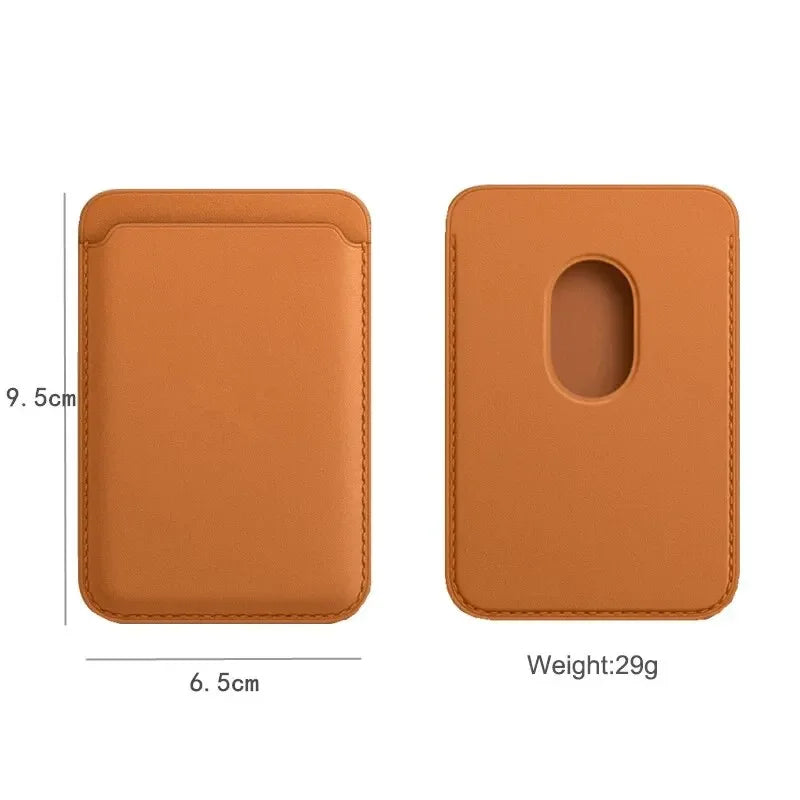 Magnetic Leather Wallet Card Holder Macsafe Phone Stand for Magsafe IPhone 15 14 13 Pro Max Mac Safe Support Telephone Bracket