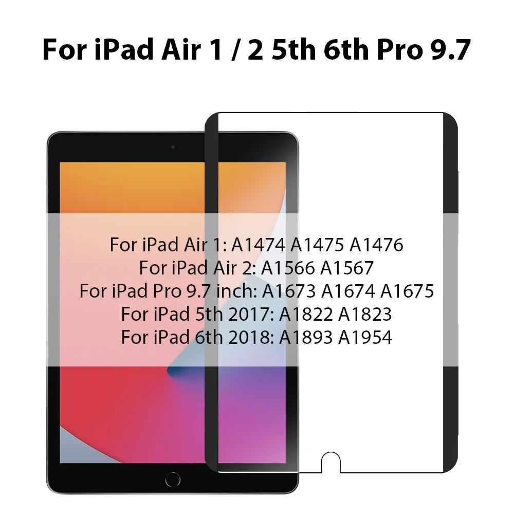 Magnetic Paper Film For Ipad Air 11 M3 M2 5 4 3 2 A16 10 9 10th 9th Generation Pro 13 M4 11th 12.9 Mini 6 7 A17 Screen Protector