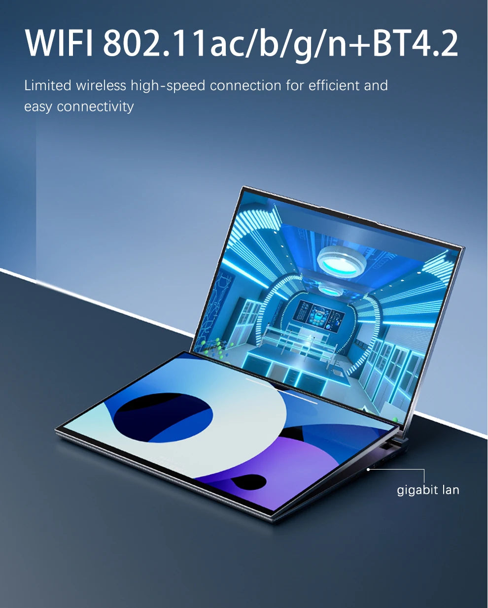 CRELANDER 16" Dual Touch Screen Laptop Intel i5i7 12th Gen 12 Cores  IPS Screen 32GB RAM M2 SSD Windows 11 Intel Laptop Computer