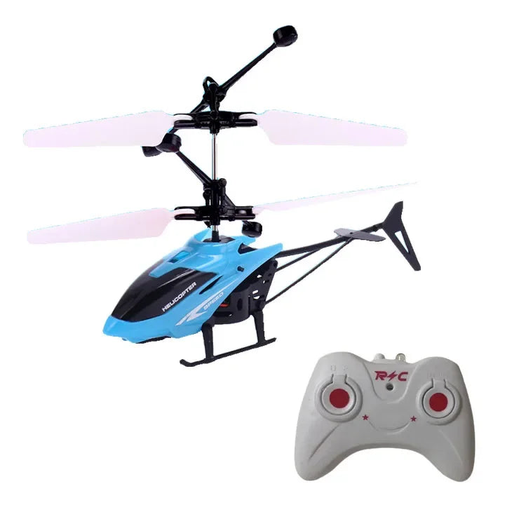Remote Control Safe Fall-resistant Mini Helicopters Toys Rechargeable RC Helicopters Drone Toys Children's Gifts