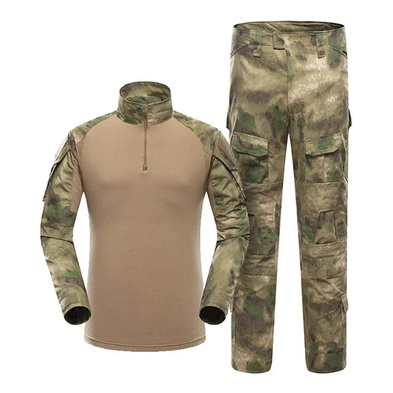Tactical  Uniform Suits Milit Outdoor Camouflage Suit Hunting Shirts Pants Fish Trainning Airsoft Paintball Clothes Sets