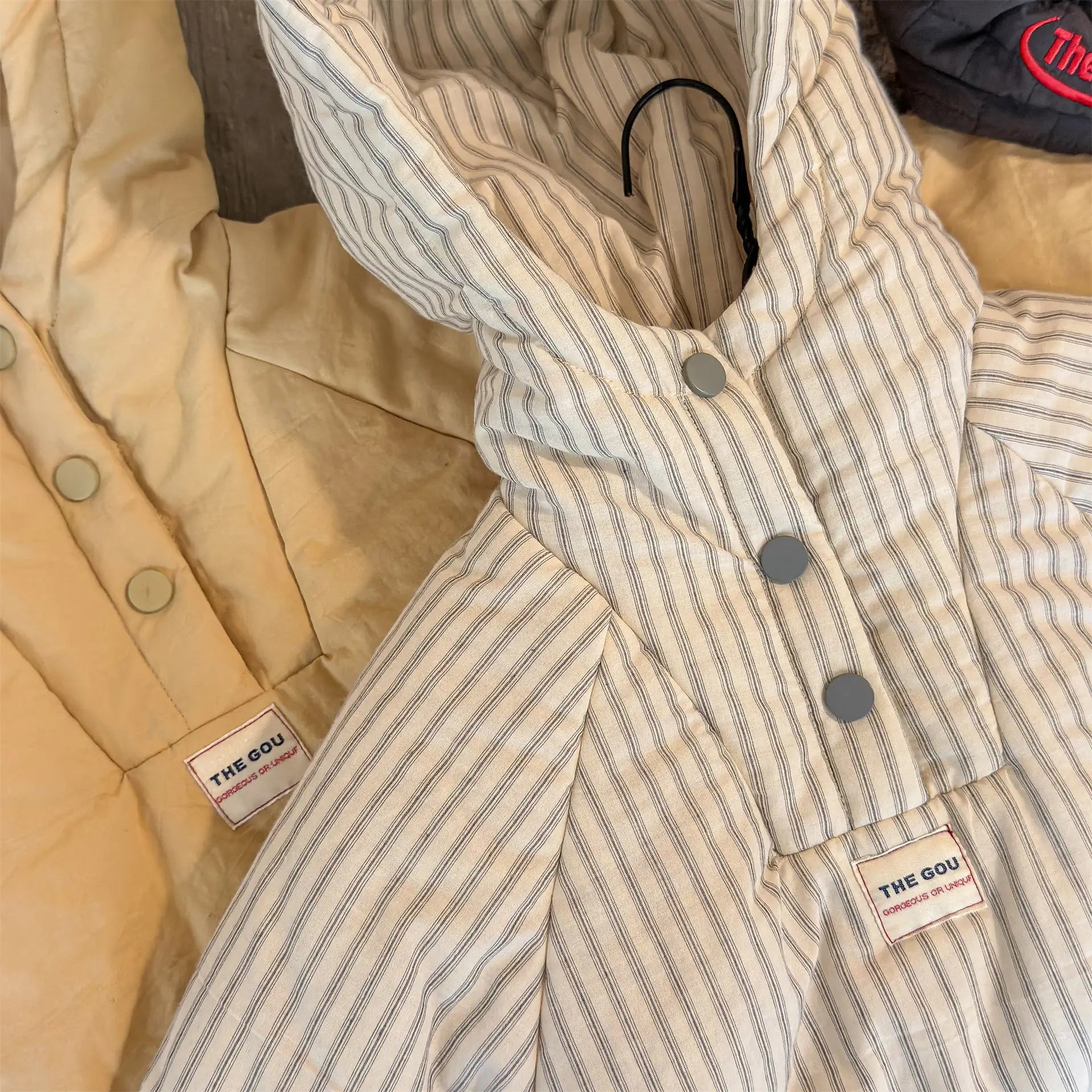 Cotton Clothes 2025 Autumn Winter New Childrens Clothing Korean Style Boys and Girls Fashion Pullover Hooded Cotton Clothes