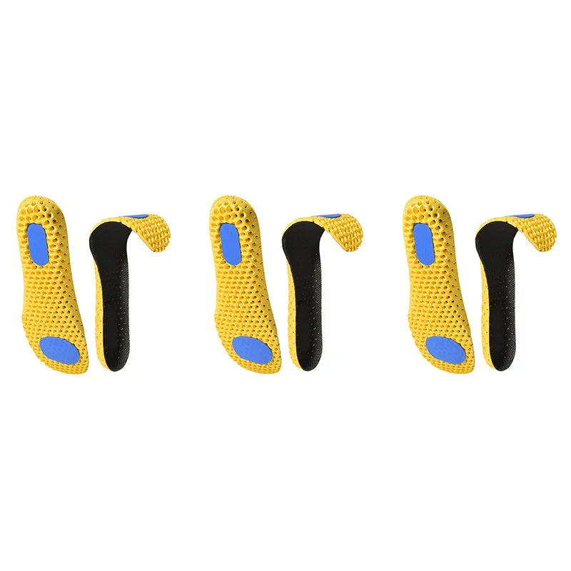 3Pairs/6Pairs Memory Foam Insoles For Shoes Sole Mesh Deodorant Breathable Cushion Running Insoles For Feet