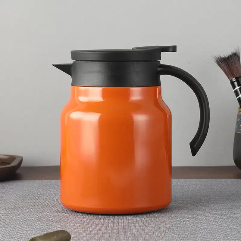 Insulated Pot Stainless Steel Tea Separation Thermos Pot Multifunction Kettle 800-1000ML Portable Handle Pot Insulated Pot