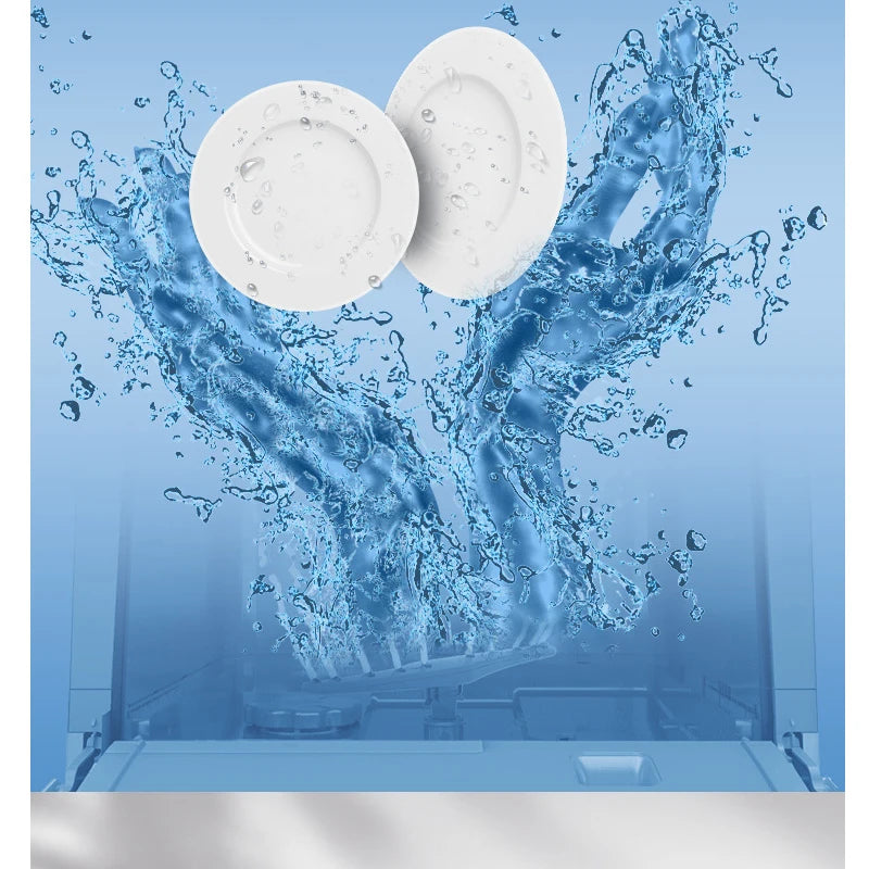 Household Automatic Dishwasher Installation Free Small Desktop Drying Integrated Anti-virus Sterilizing Intelligent Dish Washer