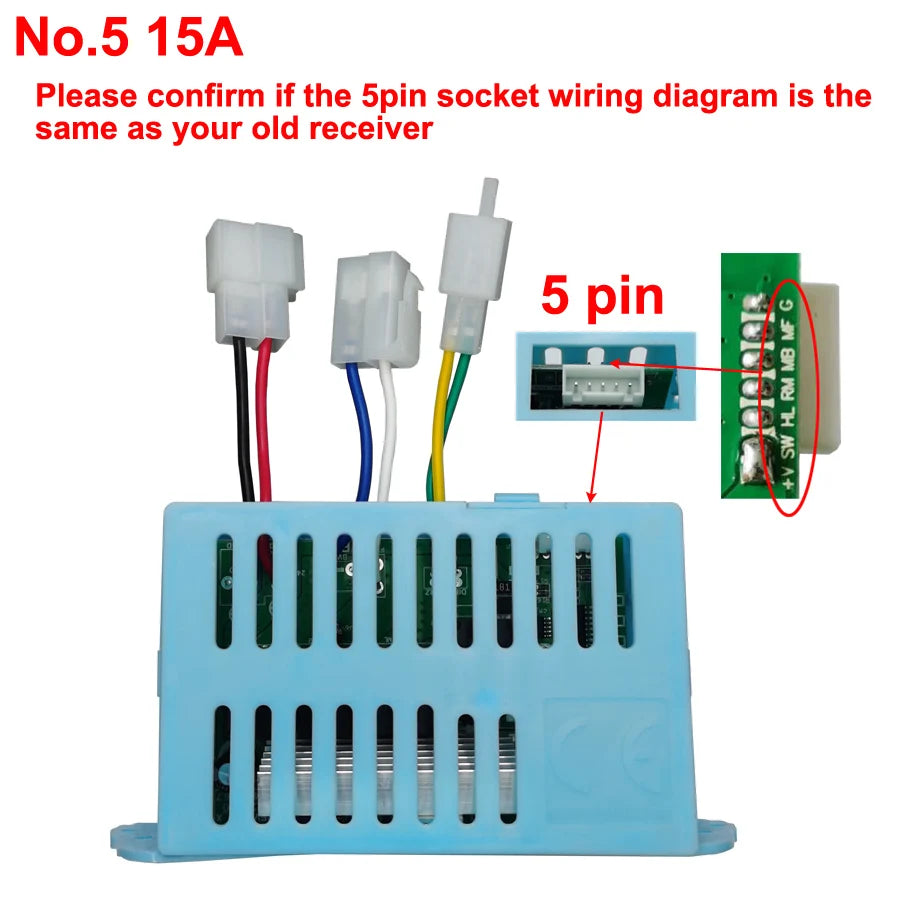 Children's electric car bluetooth remote control receiver with smooth start function,12V rc transmitter all kinds controller