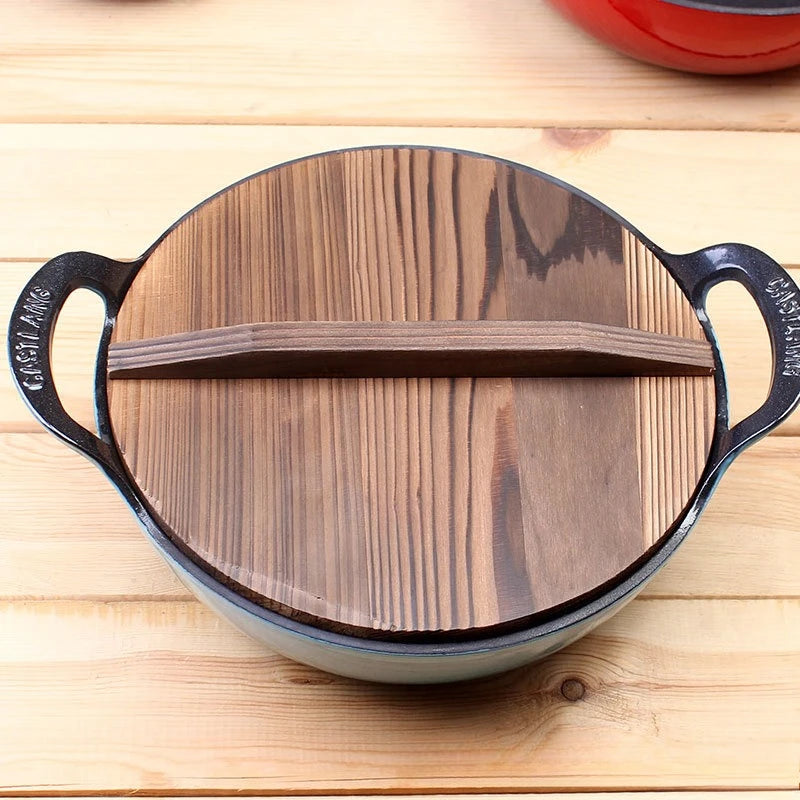 Cast iron enamel pot, internet famous small blue pot, helmet, ingot pot, soup pot, stew pot, enamel pot