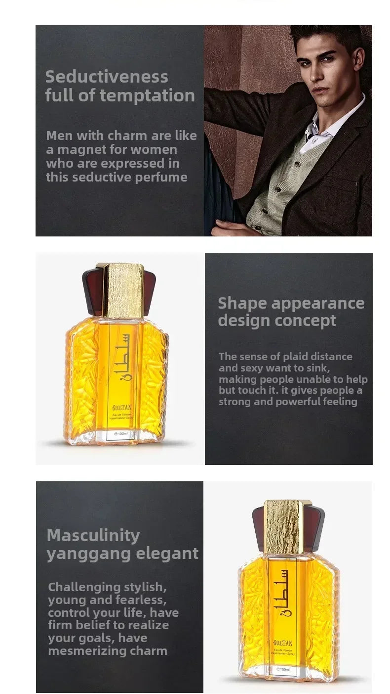 100ML Pheromones Perfume to Attract, Arabic Perfume for Women & Men, Long Lasting Original Eau De Parfum Spray, Gift & Deodorant