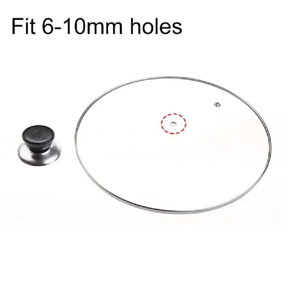 1pcs Plastic Glass Pot Button Pot Cover Head Pot Cover Universal Handle Pot Cover Cooking Accessories