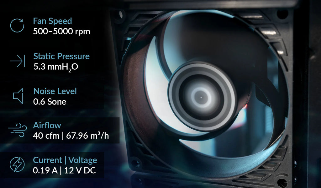 ARCTIC P8 Max High-Performance 80mm Case Fan,PWM Controlled 500–5000 RPM,Optimised for Static Pressure,Fluid Dynamic Bearing