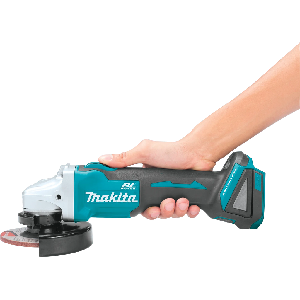 18V  Makita 125 DGA404 Brushless Lithium Electric Angle Grinder Rechargeable Cutting Machine High Power Polishing Machine