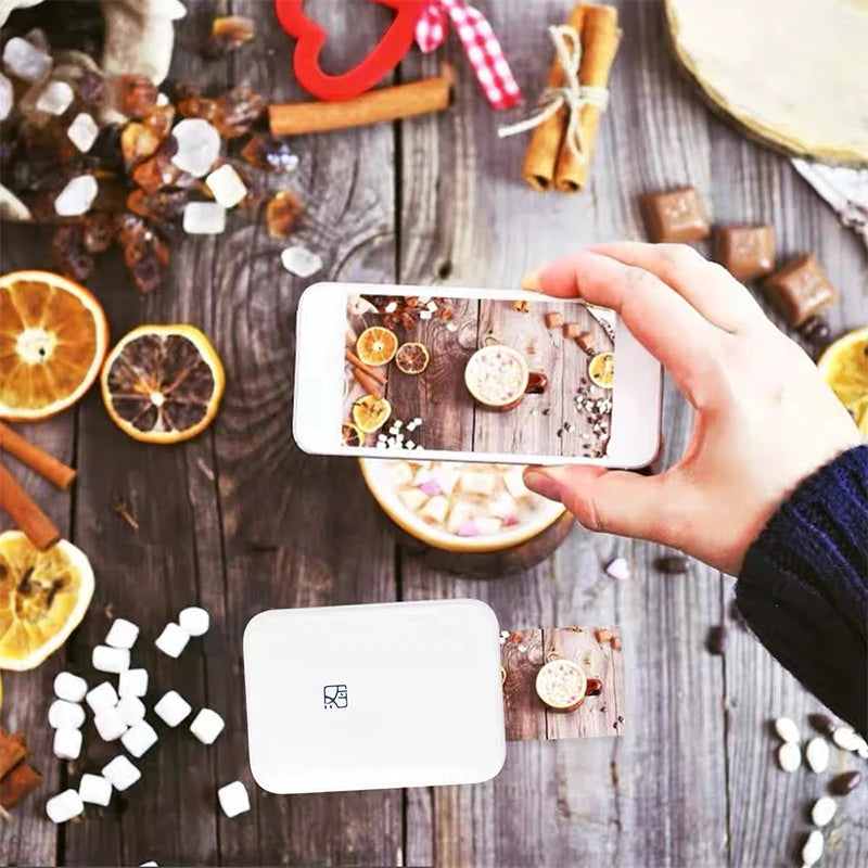 HPRT MT53 Printer Special Photo Paper, Photo Paper, Adhesive Backing Self-adhesive 20 Sheets /40 Sheets