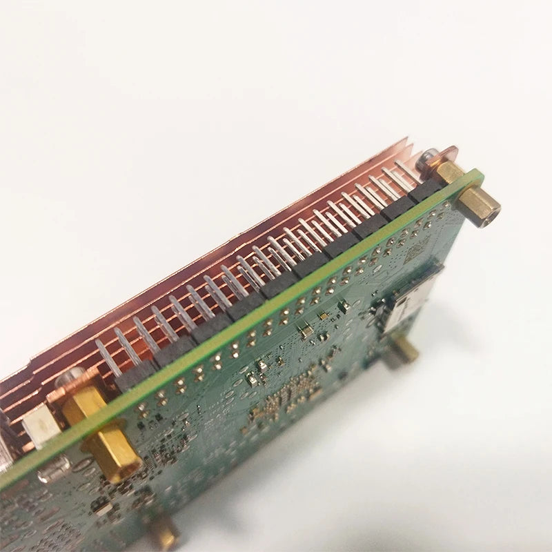 Raspberry Pi 5 Pure Copper Sheets Low-Profile Heatsink Protective Case Passive Cooling Protective Shell for Raspberry Pi 5