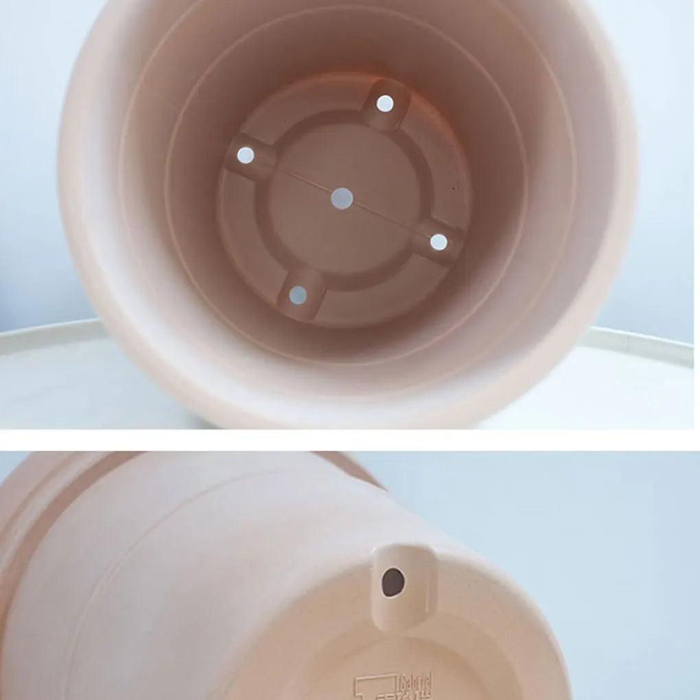 Garden Pot Is Firm And Durable- Terracotta Flower Pot Not Easy To Deformation Flower Pots Widely brownness 29.9*19*26.7cm 600g