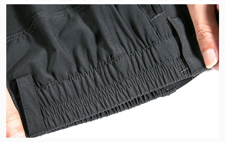 TRVLWEGO Men's Camping Hiking Pants Trekking High Stretch Summer Thin Waterproof Quick Dry UV-Proof Outdoor Travel Trousers