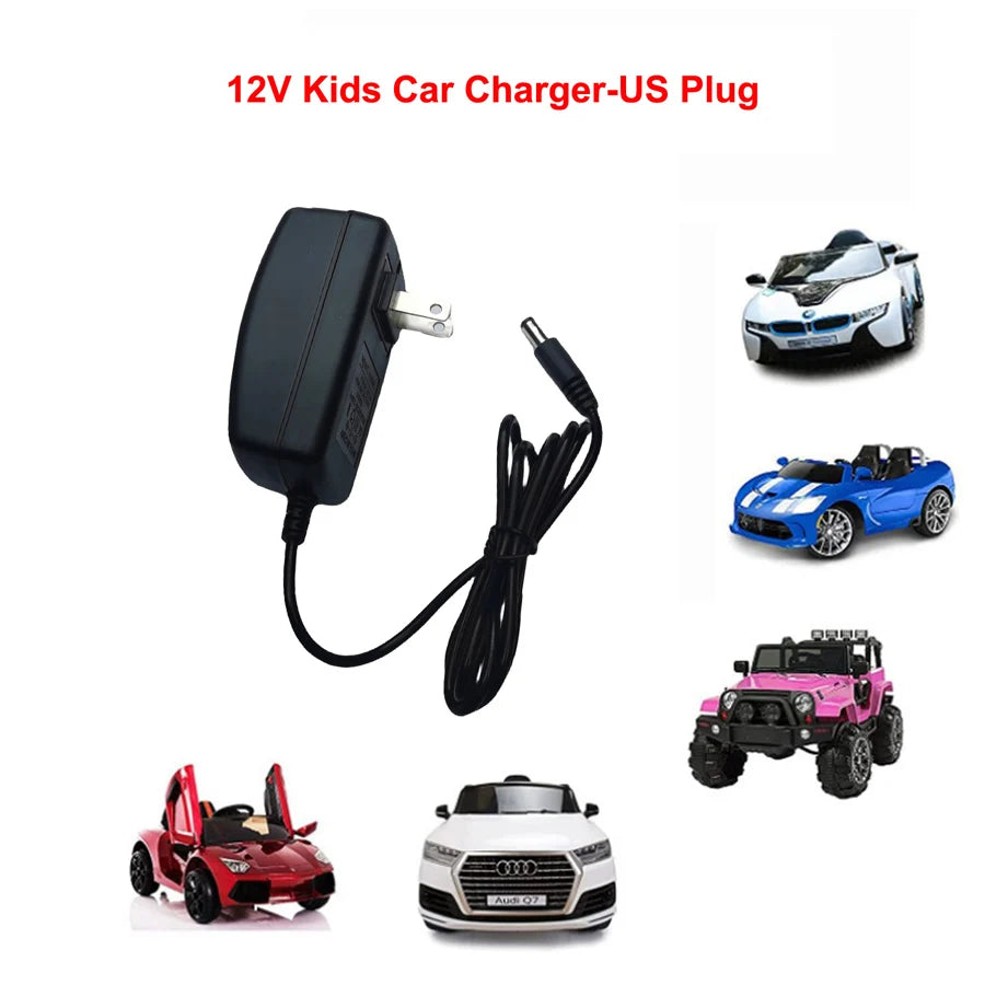 Remote control toy car charger 12V and 6V,children electric car charger,universal European plug charger 24V for kid's car