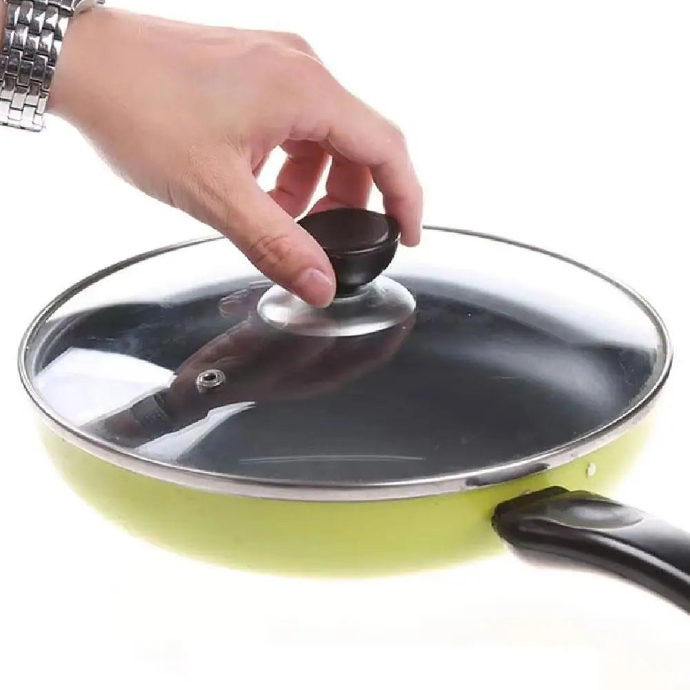 1pcs Plastic Glass Pot Button Pot Cover Head Pot Cover Universal Handle Pot Cover Cooking Accessories