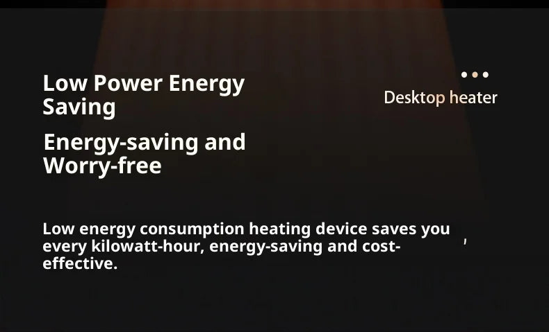 Household heater Desktop heater Desktop Electric Heater  High power office student dormitory electric heater Warm Air Blower