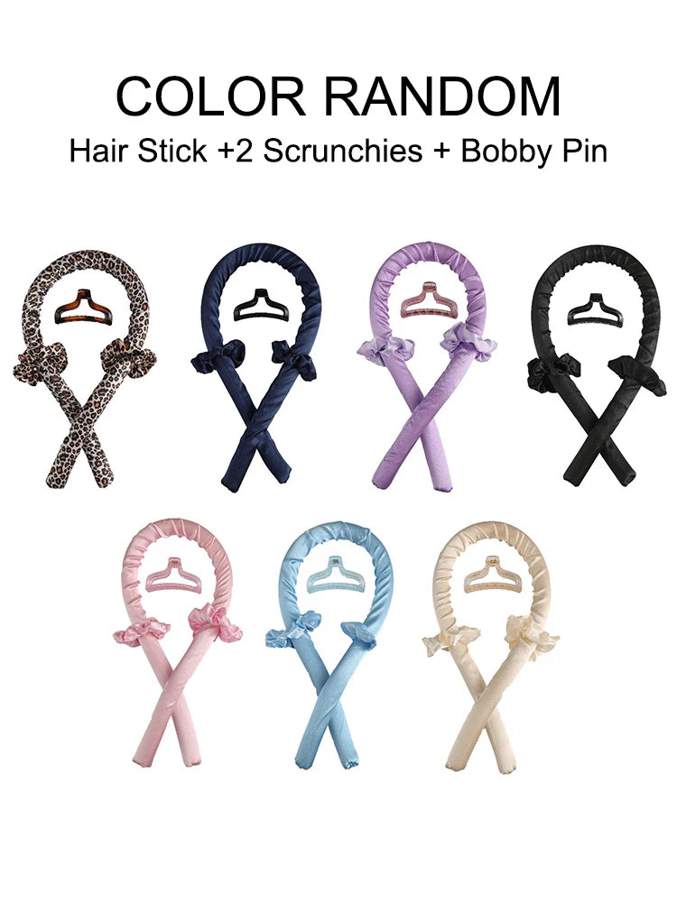 Foam No Heat Sleeping Curling Iron Hairdressing Big Wave Curling Iron Lazy Curl Wave Styler DIY Hair Styling Tools Hair Styling