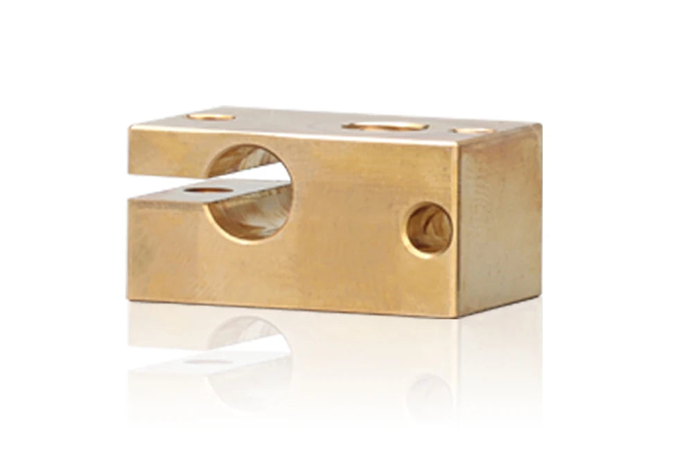 Trianglelab v6 Brass Heatblock For Hotend 3D Printer High Temperature Hardened Steel V6 Nozzles DDB  MATRIX EXTRUDER
