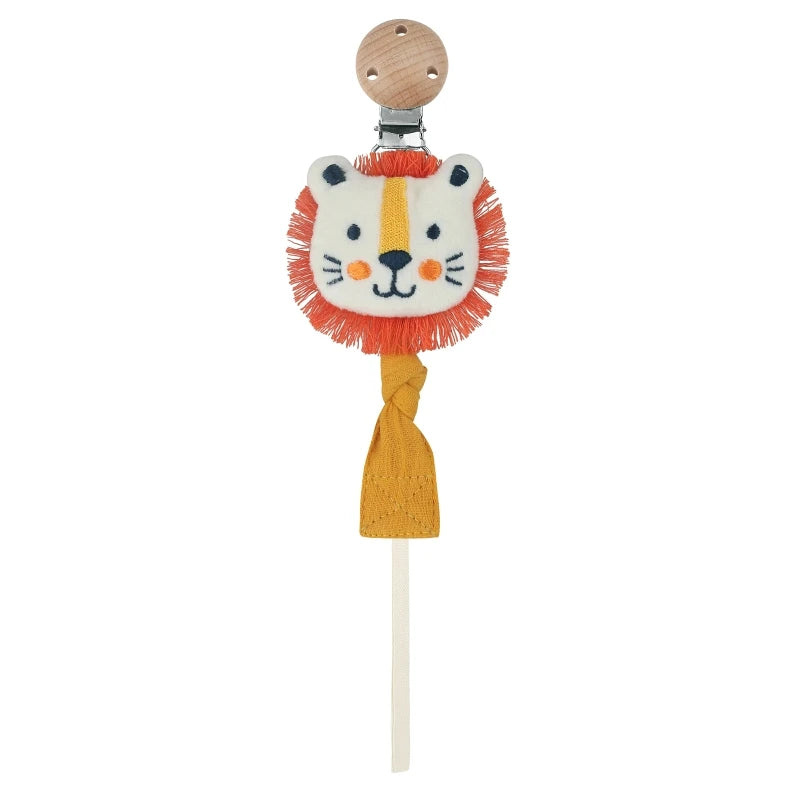 Baby Pacifier Clip Chain Cotton Cartoon Country Style Holder Dummy  Handmade   Christmas Gift Dropshipping