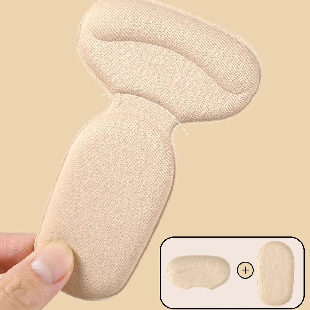 3/6Pairs Heel Pad With Insoles Attached To The Heel, Memory Foam Insoles High Heels, Anti-Wear Shoe Heel Pads