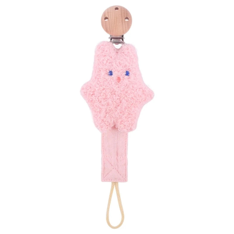Baby Pacifier Clip Chain Cotton Cartoon Country Style Holder Dummy  Handmade   Christmas Gift Dropshipping