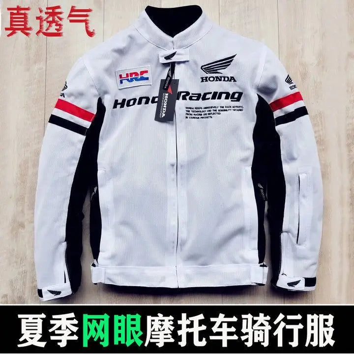 Summer cycling clothing, men's motorcycle, Honda motorcycle clothing, racing clothing, anti fall clothing, cycling mesh breathab