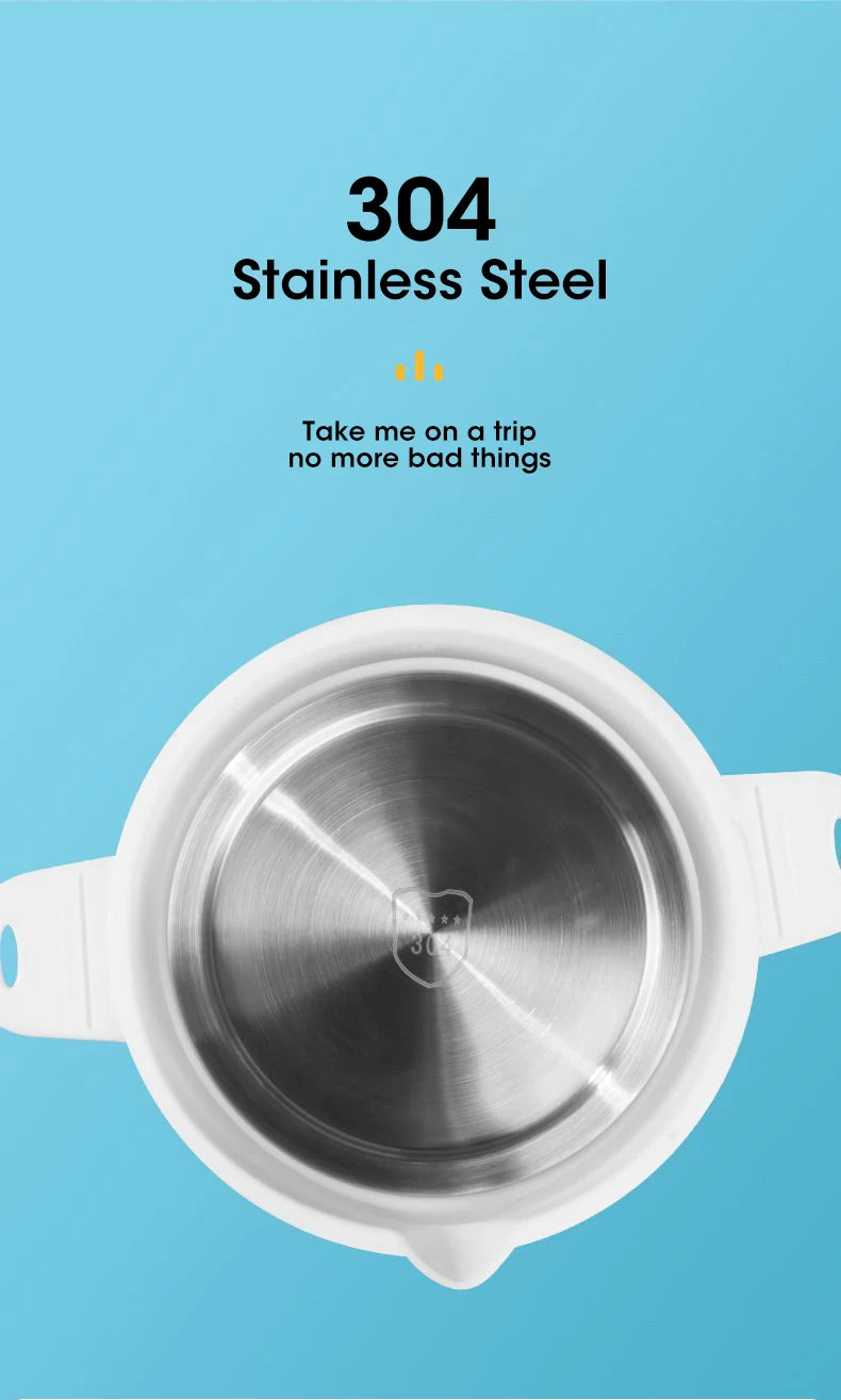 Multi Portable Foldable Silicone Pot For Travel 110/220V Kettle Electric Cook Hot Pot Water Boiler Camping Folding Electric Pot