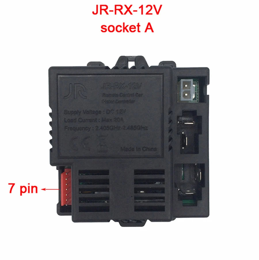 JR-RX-12V Children's electric car bluetooth remote control receiver, smooth start controller JR1958RX and JR1858RX/JR1738RX
