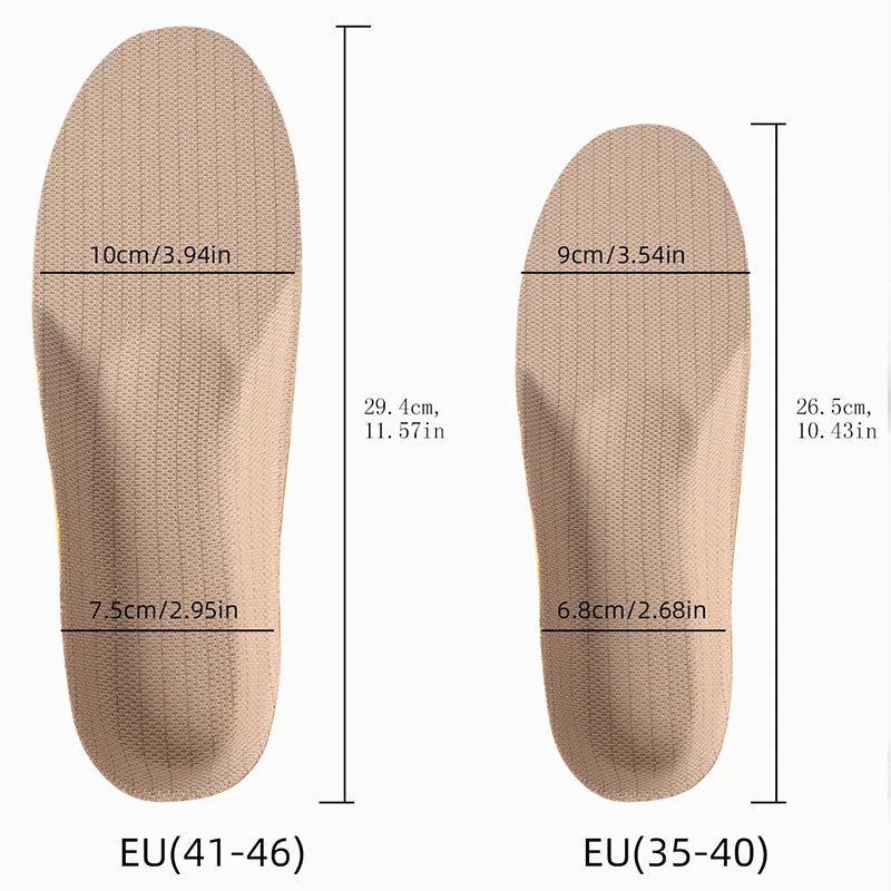 Orthotic Insole Arch Support PVC Flat Foot Health Shoe Sole Pad insoles for Shoes insert padded Orthopedic insoles for feet